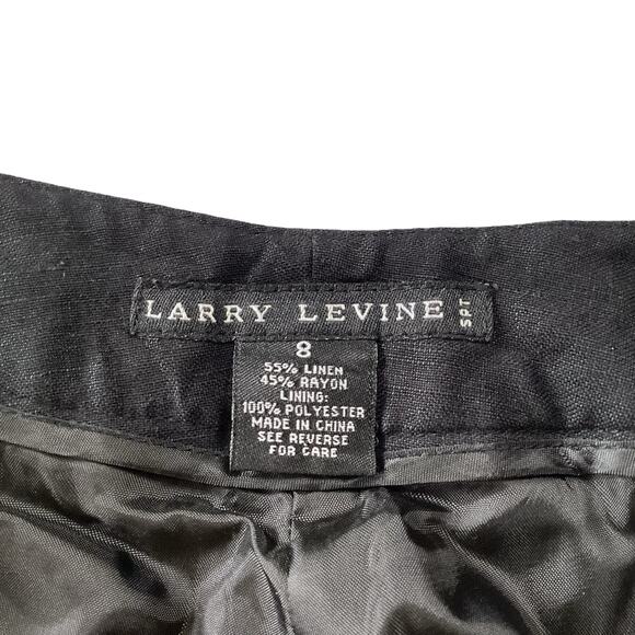 Larry Levine Linen Blend Pants - Picture 4 of 5